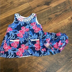 Lilly Pulitzer Infant Dress with Matching Bloomers